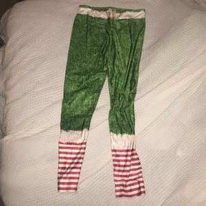 Elf Christmas Leggings.
